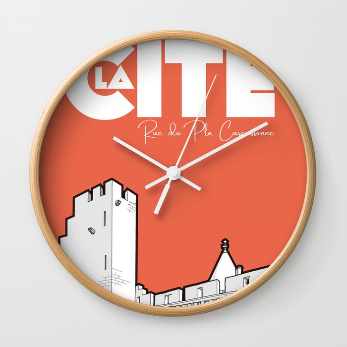 Cité de Carcassonne - Rue de Plo Wall Clock