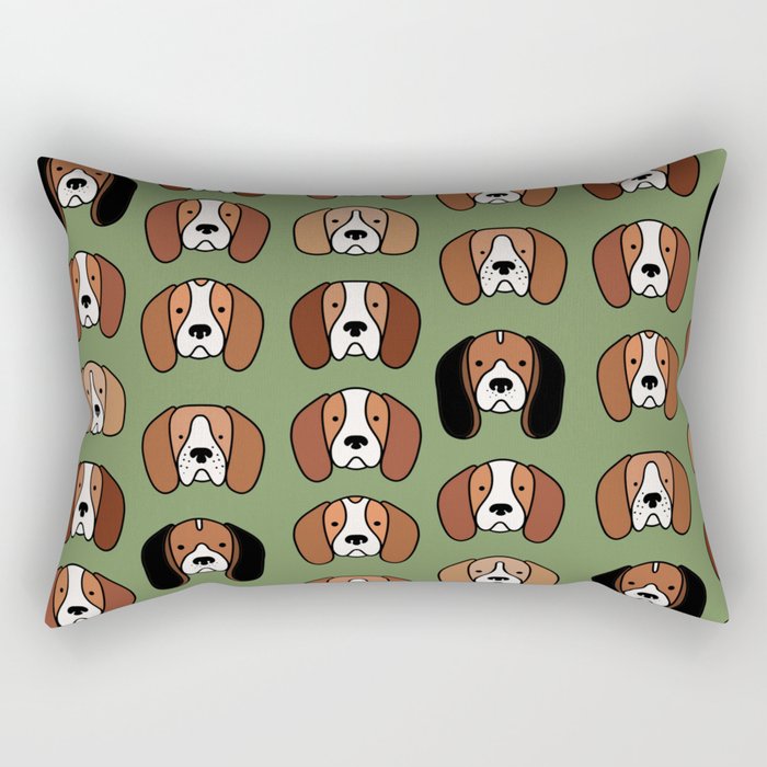 The beagles Rectangular Pillow