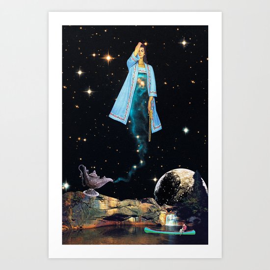 The Genie Art Print