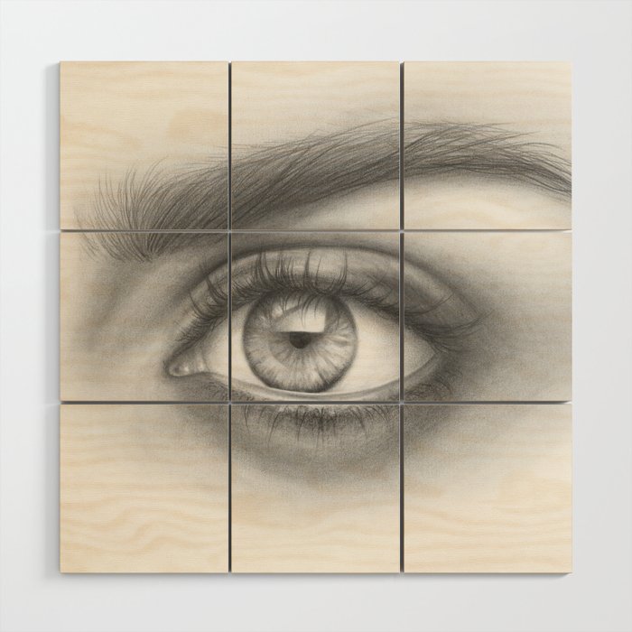 Eye Art Sexy Girl Beauty Model Woman Face Graphite