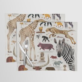 African wildlife986044 Placemat