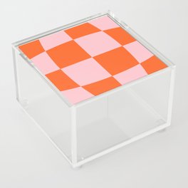 Pink and Orange Growing Pattern Acrylic Box