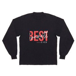 Best Brunette Ever｜Girl Blogging｜Gift for Best Friend Long Sleeve T-shirt