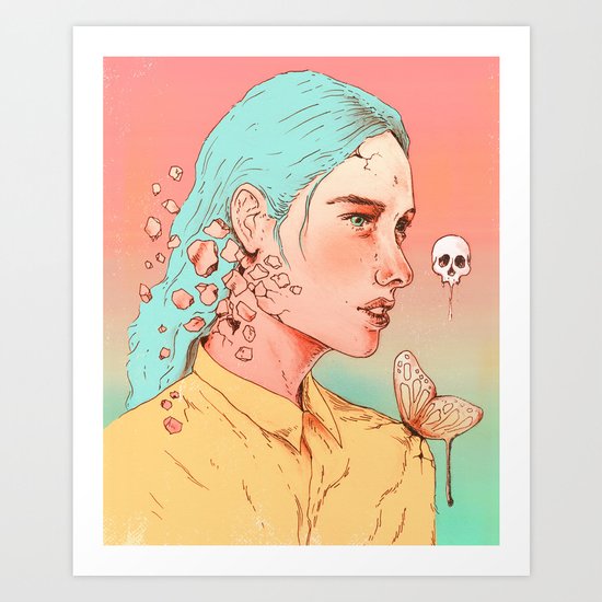 If I Could Only Live Once More Art Print