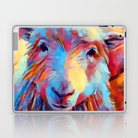 Sheep Watercolor Laptop & iPad Skin
