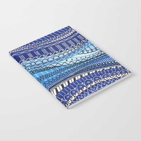 Blue Waves Notebook