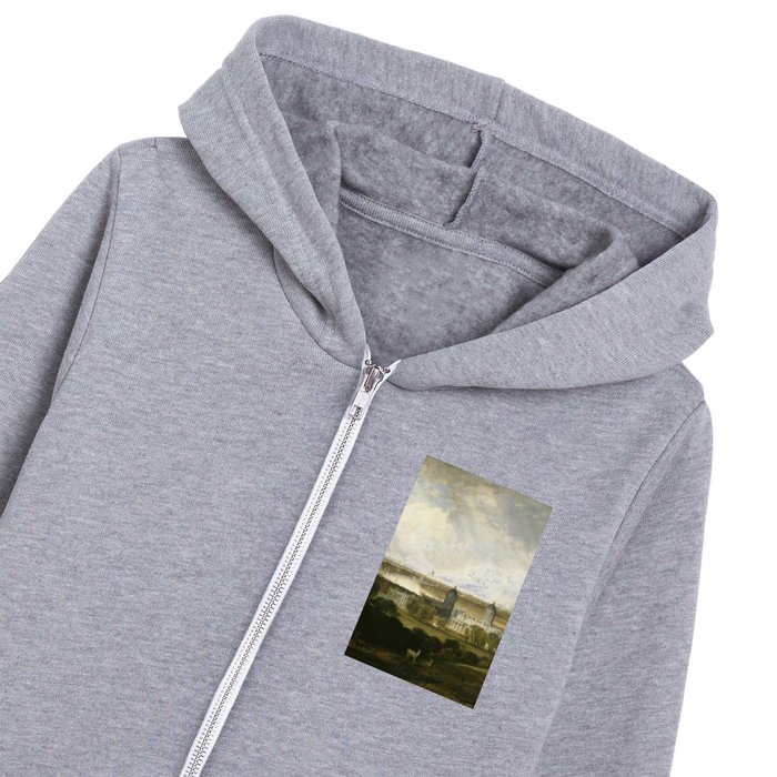 william turner London from Greenwich Park 1809 Kids Zip Hoodie