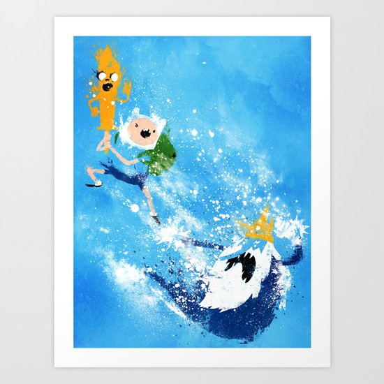 Battle Time!! Art Print