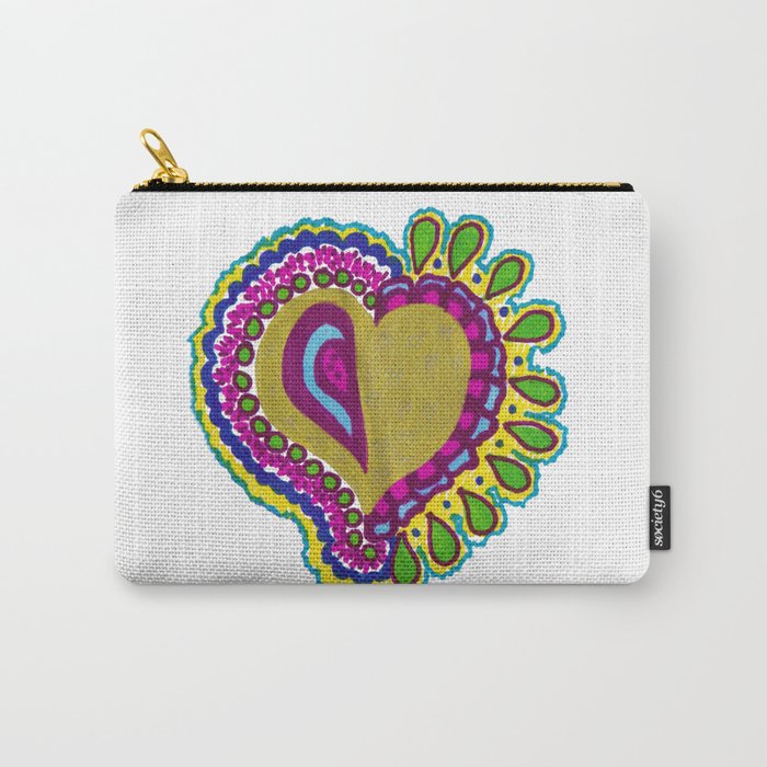 Expressive Heart Carry-All Pouch
