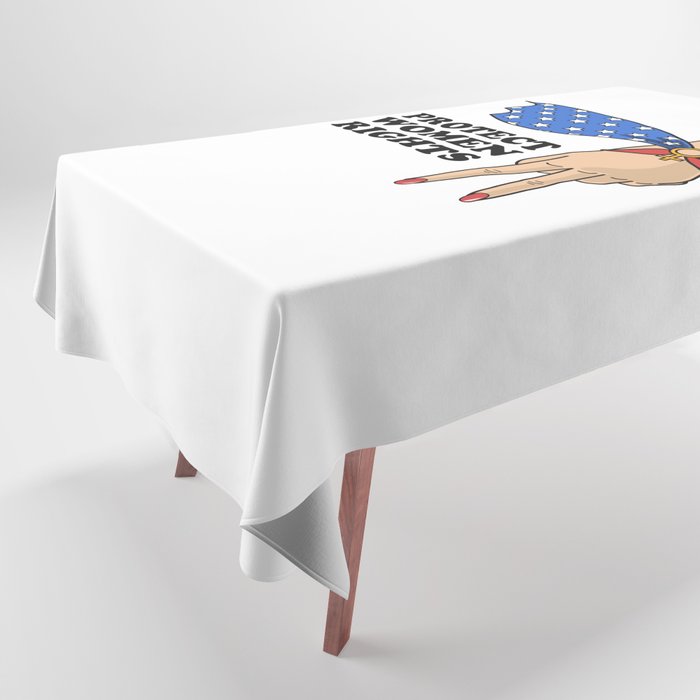 Protect Women Rights Tablecloth