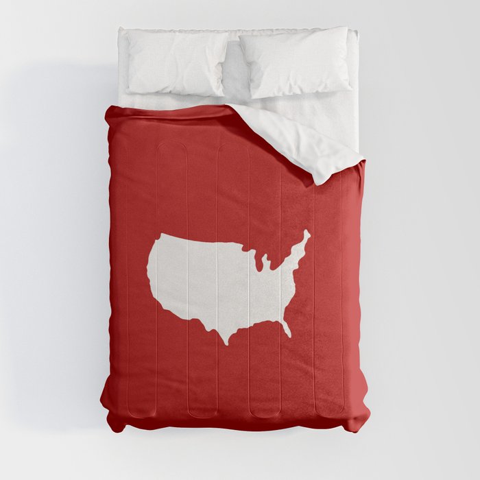 Shape of USA 2 Comforter