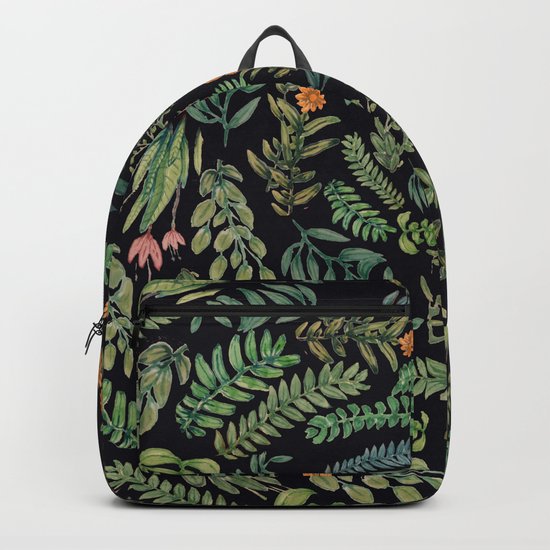 circular garden at nigth Backpack
