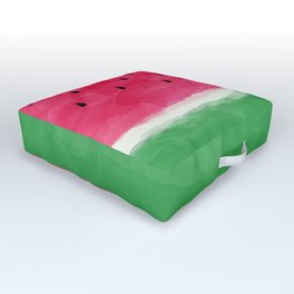 Watermelon Abstract Outdoor Floor Cushion
