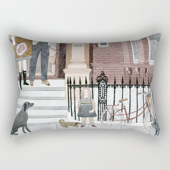 Family Out Rectangular Pillow
