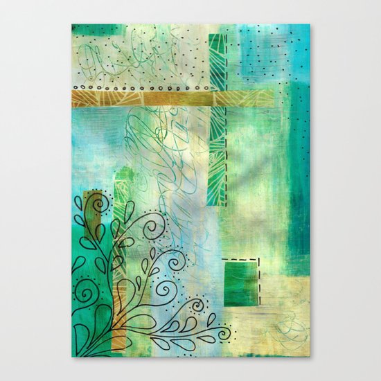 cool mint Canvas Print