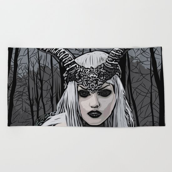 Wild witch Beach Towel