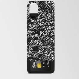 Calligraphy pattern Android Card Case