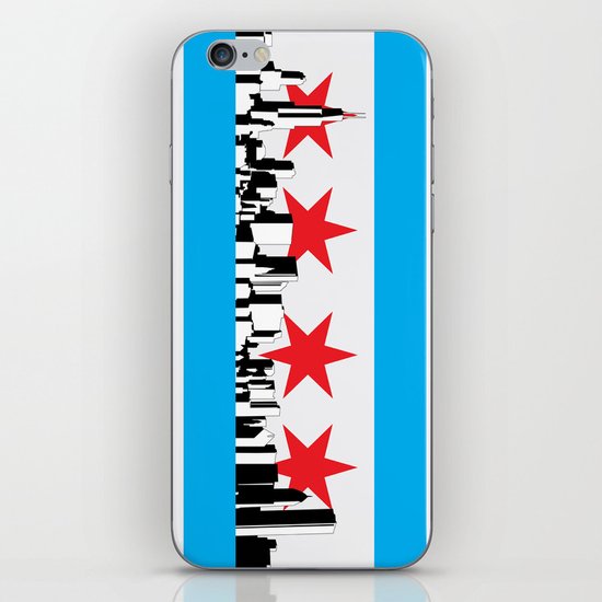 New Chicago Flag iPhone & iPod Skin