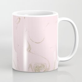 Luxe gold and blush marble image Coffee Mug