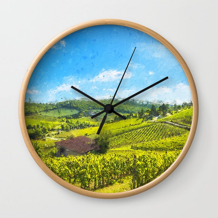 Chianti, Tuscany Wall Clock