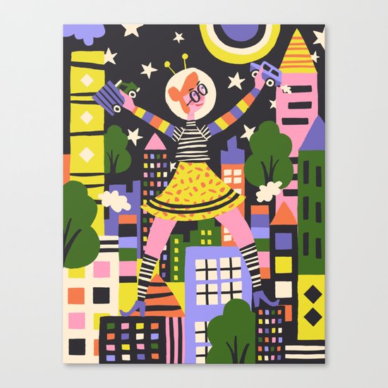 Girl Power Canvas Print