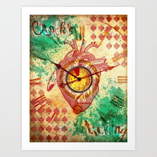 Clock's ticking... Art Print