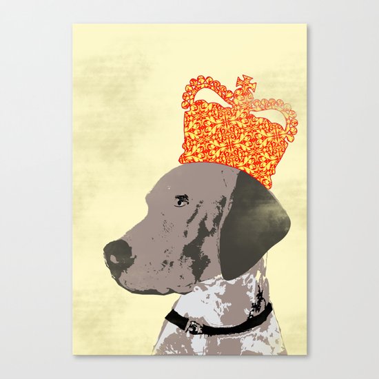 German Shorthaired Pointer Dog Canvas Print
