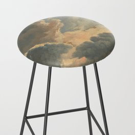 Study of Clouds with a Sunset near Rome, 1876 by Simon Alexandre Clement Denis Bar Stool