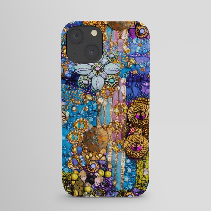 Gold, Glitter, Gems and Sparkles iPhone Case