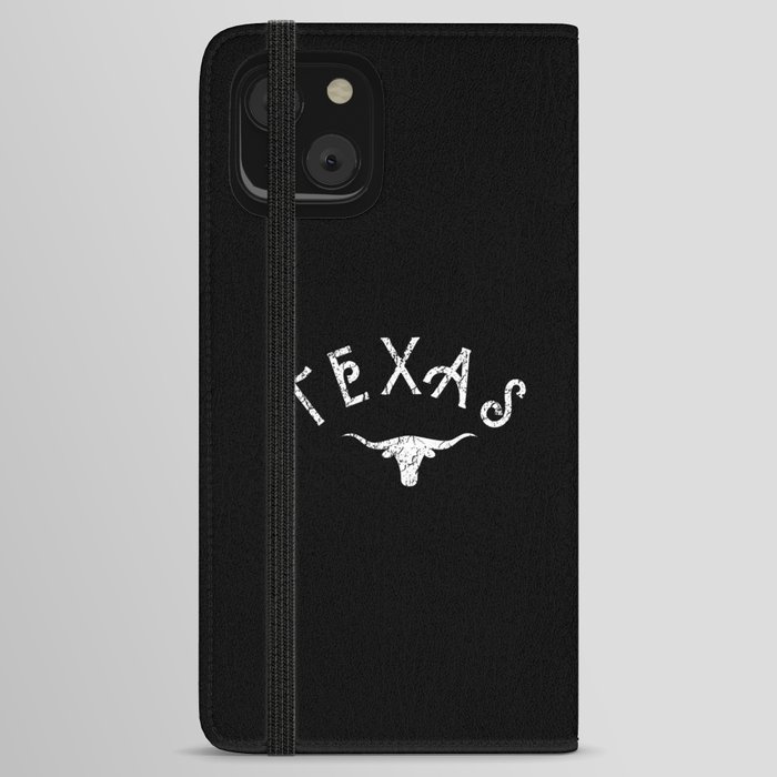 Texas Western Bull Vintage Pride iPhone Wallet Case