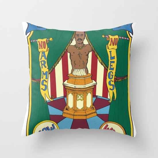 The Living Torso Throw Pillow