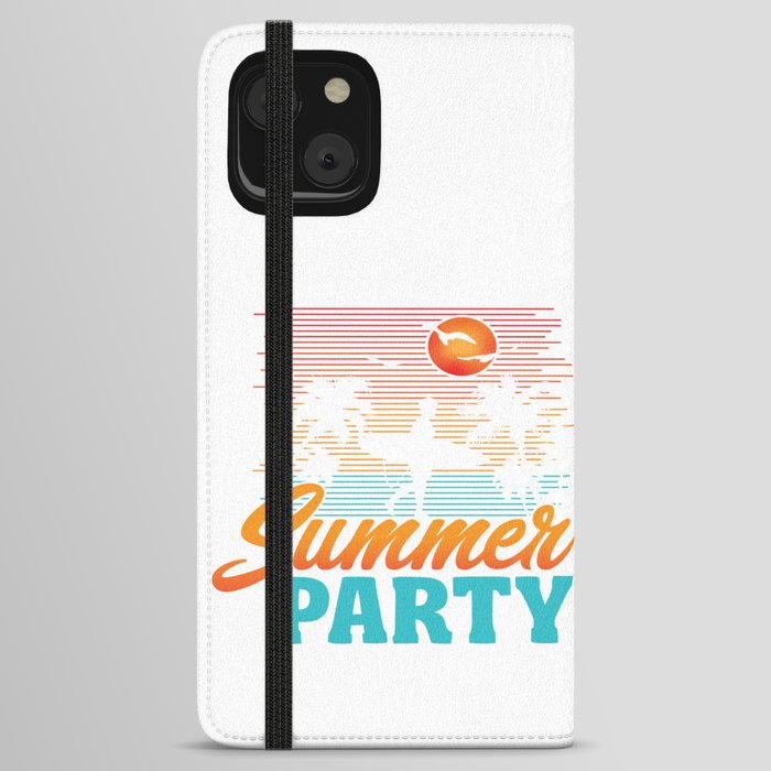 Summer Party iPhone Wallet Case