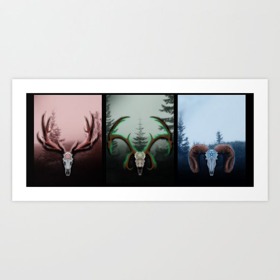 C Horns Art Print