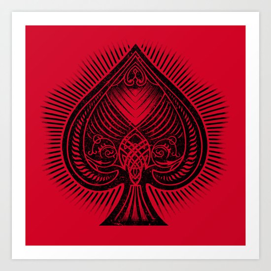 Lucky Spade Art Print