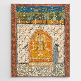 Devi Enshrined and Holding the Tongue of a Demon, 1725 Jigsaw Puzzle