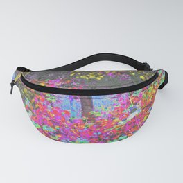 Psychedelic Tropical Festival Garden Sunrise Fanny Pack