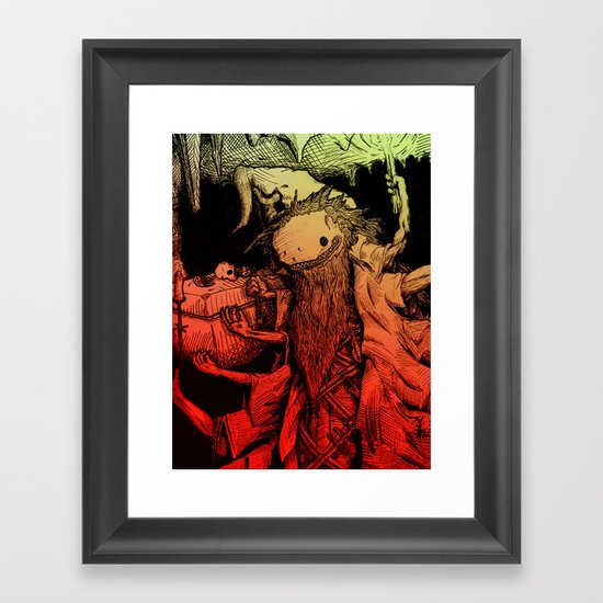 Necromance with Me Framed Art Print