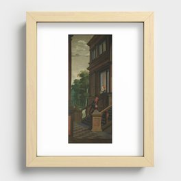 A Seven-Part Decorative Sequence  An Outdoor Stairway, Dirck van Delen, 1630 - 1632 a Recessed Framed Print