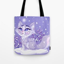 First snow of the Winter Tote Bag