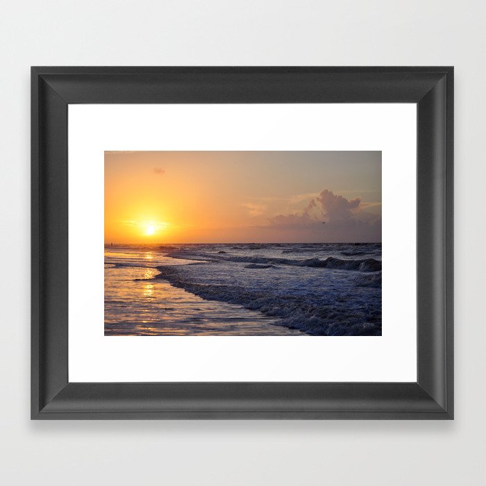 Sunrise in Hilton Head Framed Art Print