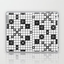 Midcentury Crossword Puzzle Laptop Skin