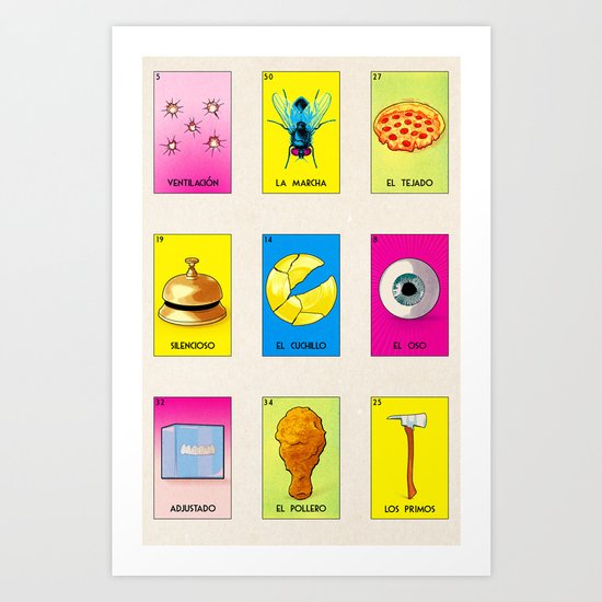 BB LOTERIA POD CASE & SKIN Art Print