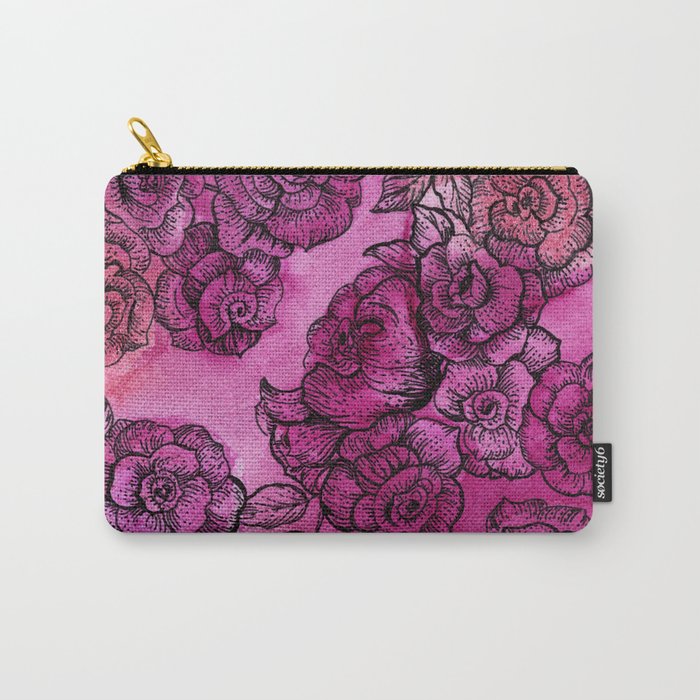 Rose Menagerie   Carry-All Pouch