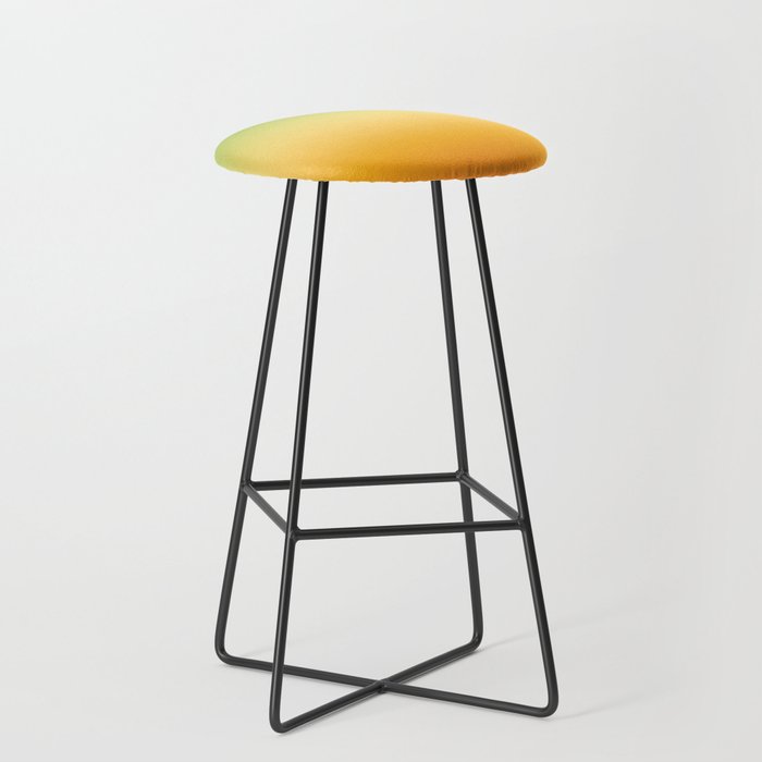 Tropical Summer Gradient of Orange, Lemon and Lime Ombre Bar Stool