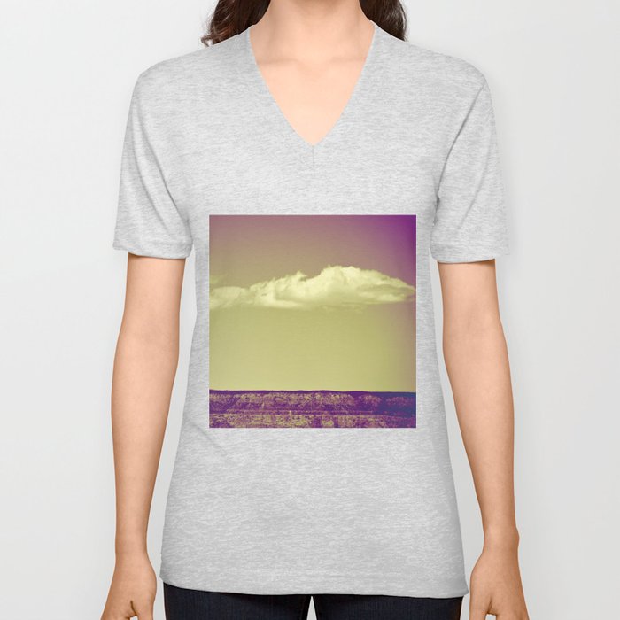 Intangible Distance V Neck T Shirt