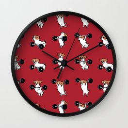 OLYMPIC LIFTING  Jack Russell Terrier Wall Clock | Drawing, Jackrussellterrier 