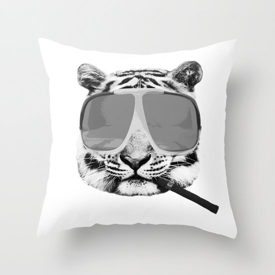 Shigar and a Waffle Throw Pillow