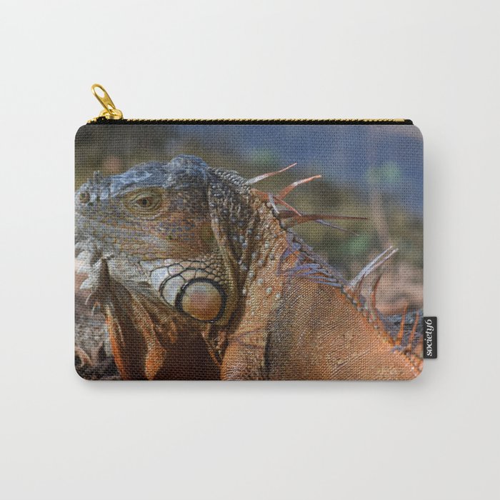 Mysterious Iguanas #1 captured by Jo DiLorenzo Carry-All Pouch