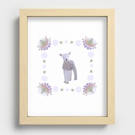 Sweet Lamb Recessed Framed Print