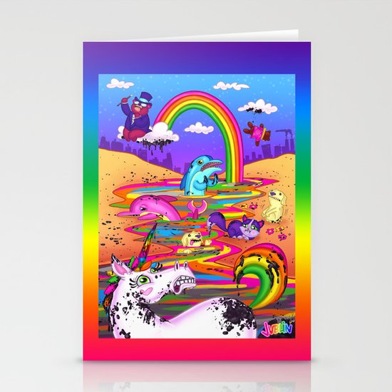 Oil Spill Stationery Cards